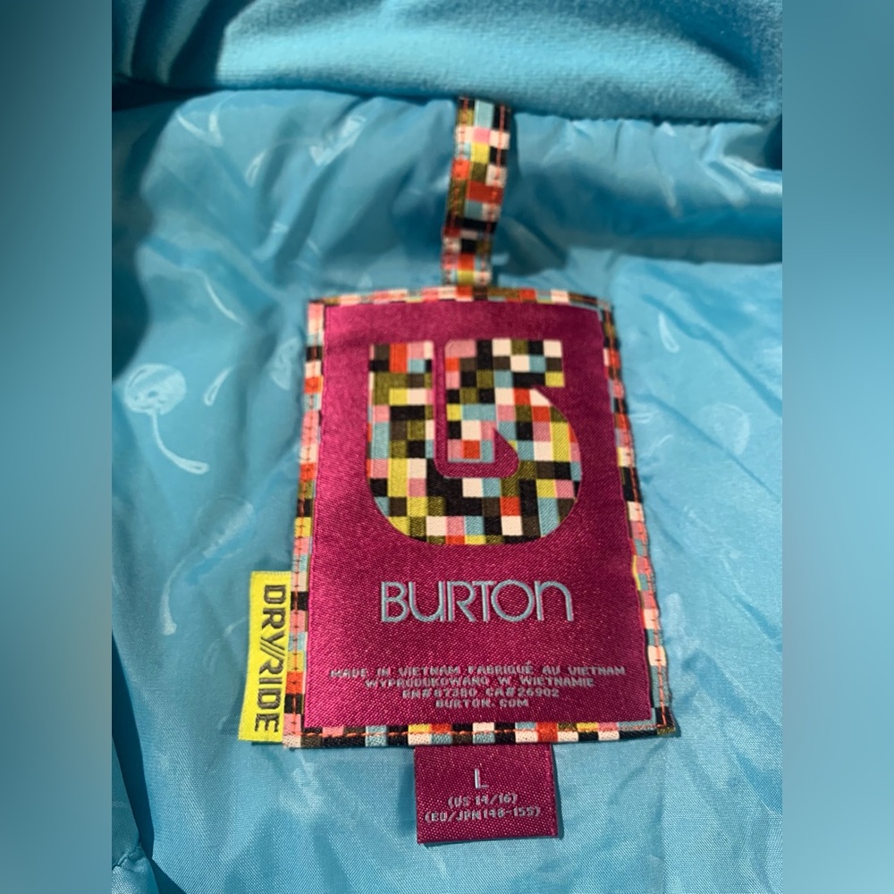 Burton Blue Dry Ride Jacket - Picture 4 of 8